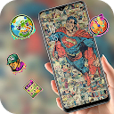 Superhero man dream comics theme Graffiti 2.0.1 APK Baixar