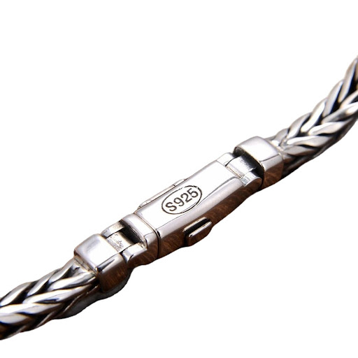 Title 1, Mens Personalized Keel Lettering Thai Silver B...