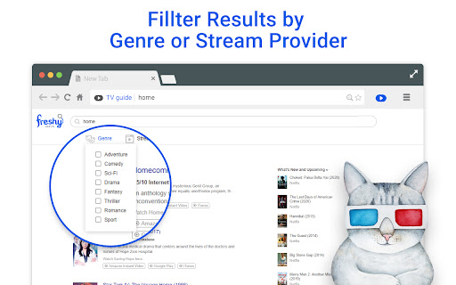 Stream Guide Search by Freshy