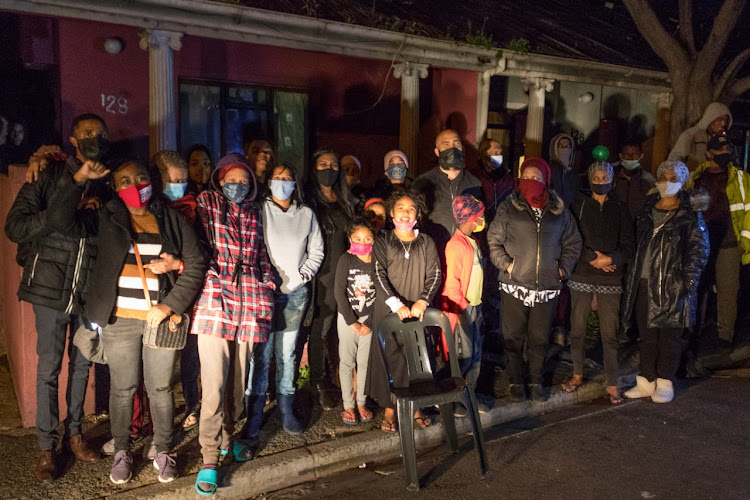 Bromwell Street residents of Woodstock celebrate a court victory against the city of Cape Town.