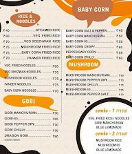 Ck Towers menu 1