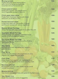 The Healthy Bites menu 2