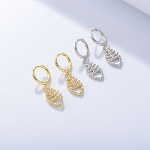 Title 3, Personalized Womens Fishbone Earrings