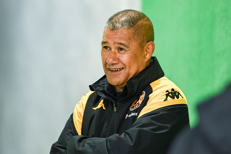 Kaizer Chiefs interim coach Cavin Johnson during the DStv Premiership match against Golden Arrows at Mpumalanga Stadium on October 28, 2023