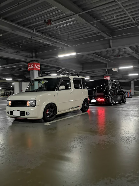 キューブのキューブ・車検・立駐・コラボに関するカスタム事例の投稿画像1枚目