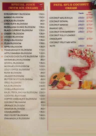 Patil Juice Centre menu 3