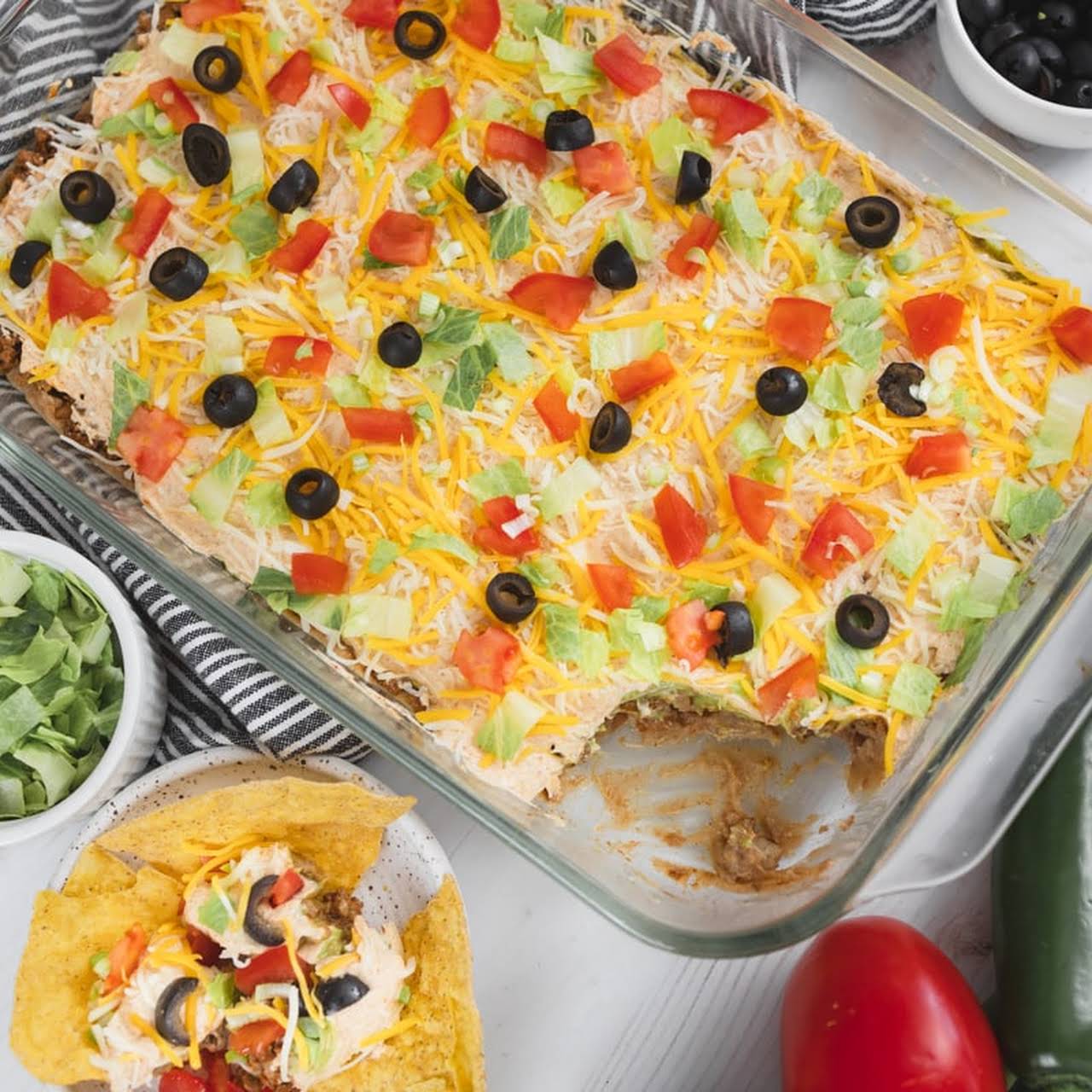 Crockpot Taco Dip - Mrs Happy Homemaker