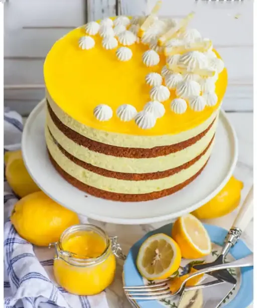 Lemon Mousse Cake