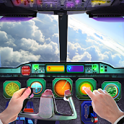 Airplane Cockpit Flight Control Simulator 3D  Icon