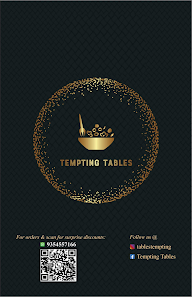 Tempting Tables menu 1