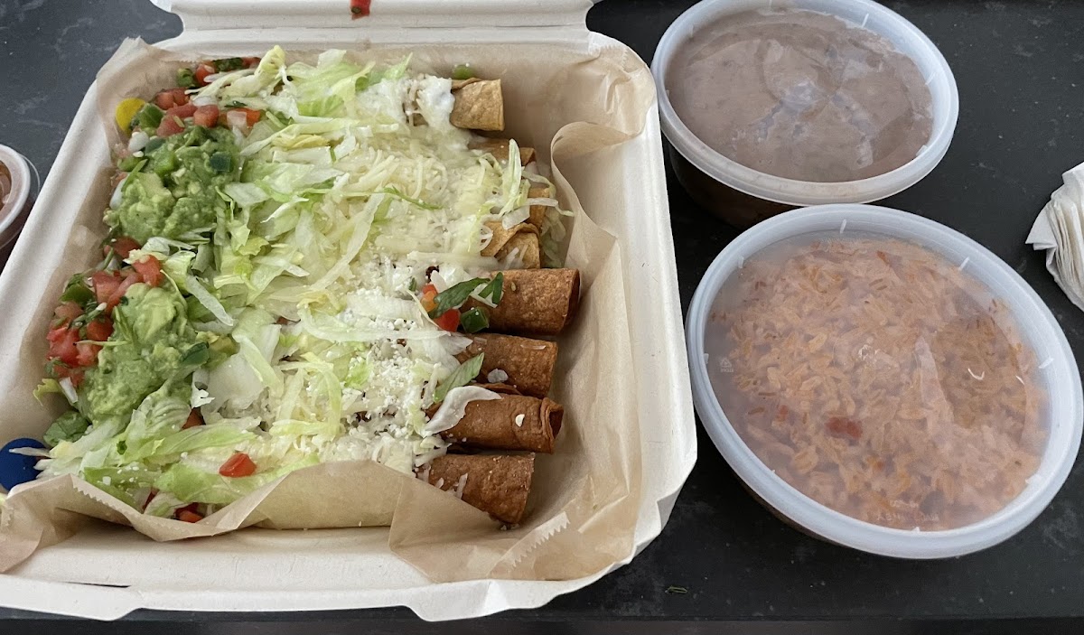 Gluten-Free at El Tianguis Rolled Taquitos