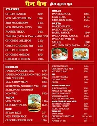 Pan Pan menu 1