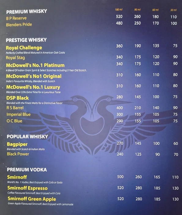 Rajmudra Restaurant & Bar menu 