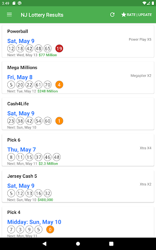 jersey cash 5 result