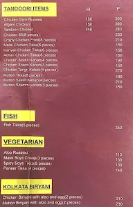 Biswas Restaurants menu 2