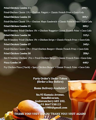 Best Corner Tea, Coffee menu 1