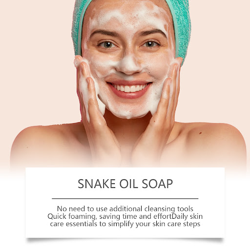 Title 6, Snake Oil Facial Soap Gentle Cleaning Gently cl...