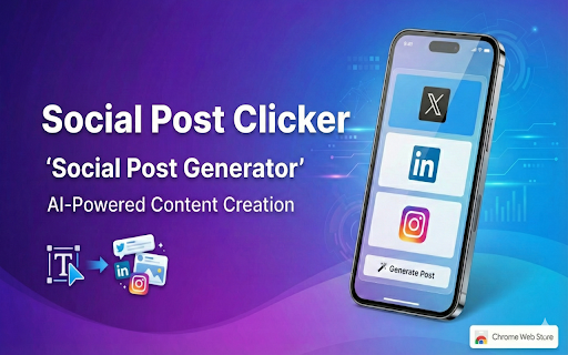 Social Post Clicker screenshot 1