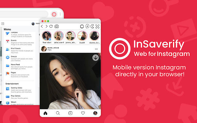 InSaverify | Web for Instagram™ promo image