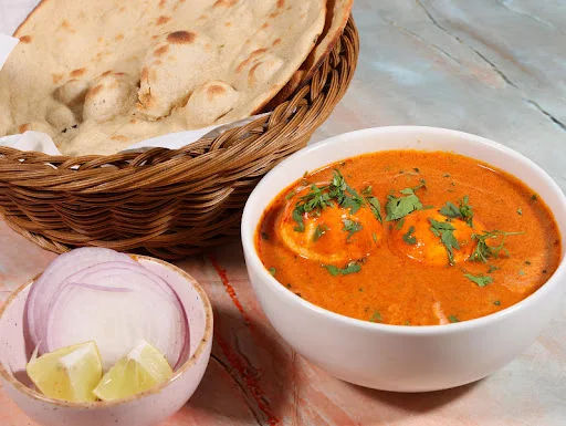 Egg Curry [300 Ml] + 3 Tawa Chapati