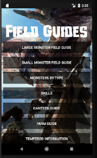 Field Guides for MHW