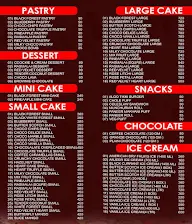 Caramella's Cake Shop menu 1