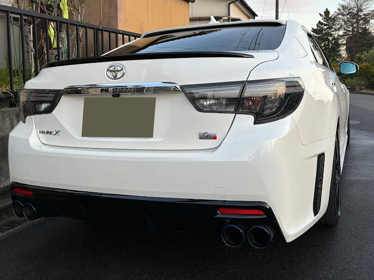 マークX G'sのマークX G's・マークX 130系・洗車・今年1年ありがとうございました・来年もよろしくお願いしますに関するカスタム事例の投稿画像2枚目