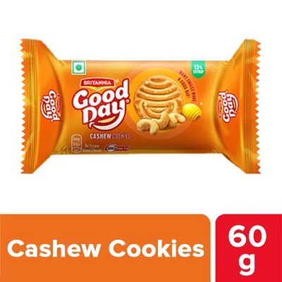 Britannia Good Day Cashew Cookies 58 Gm