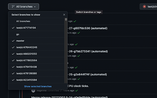 Le Git Graph - Commits Graph for GitHub