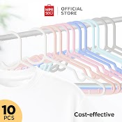 [Mã Lifemc11Sa - 10% Đơn 99K] Combo 10 Móc Nhựa Treo Móc Quần Áo Thương Hiệu Miniso