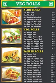 The Kathi Roll Express menu 1