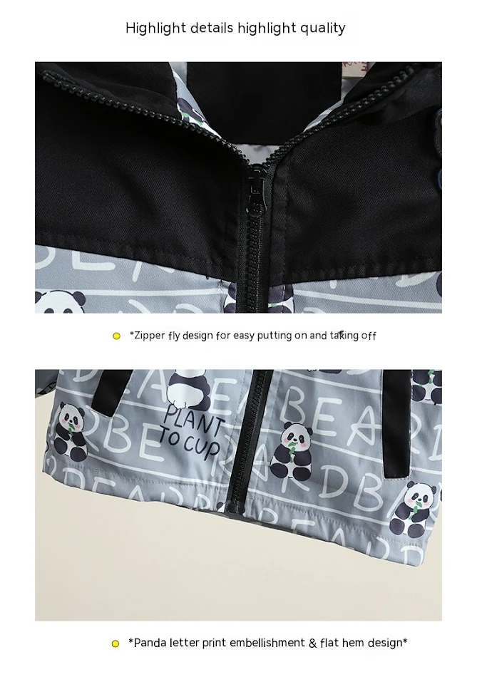 Chaqueta con capucha para niños Primavera y Otoño Abrigo Ligero Transpirable Perfecto para Niños con Capucha Ideal para Clima Fresco