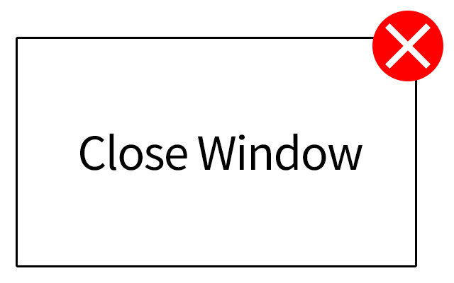 Close Window chrome extension