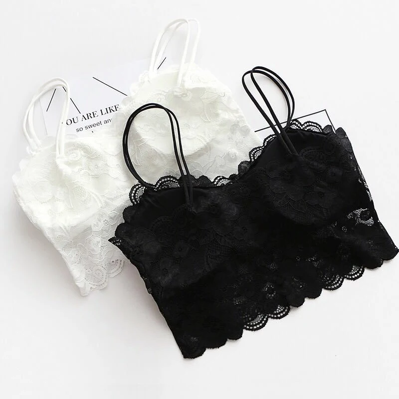 Title 1, Soutien-gorge sexy en dentelle à bretelles anti...
