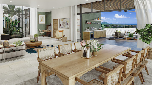 Appartement contemporain avec terrasse et piscine 2