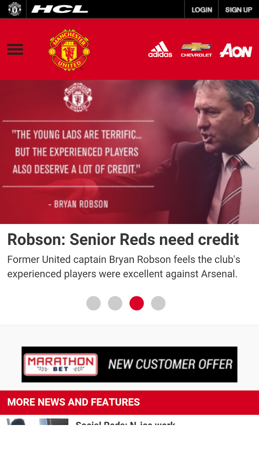 Mancherter United Screen 1