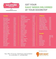 Maanjee Bikaner menu 1