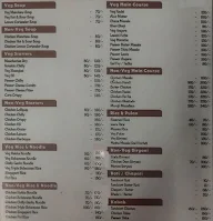 Minnie's Fast Food menu 1