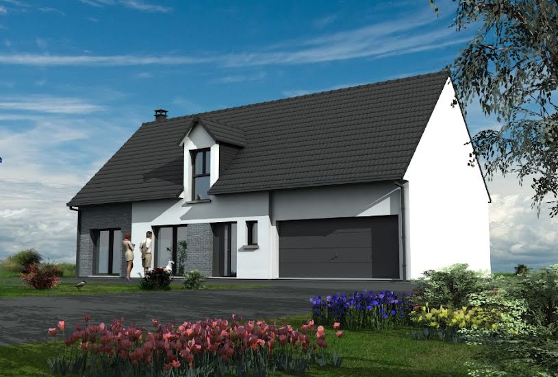  Vente Terrain + Maison - Terrain : 844m² - Maison : 170m² à Aubin-Saint-Vaast (62140) 