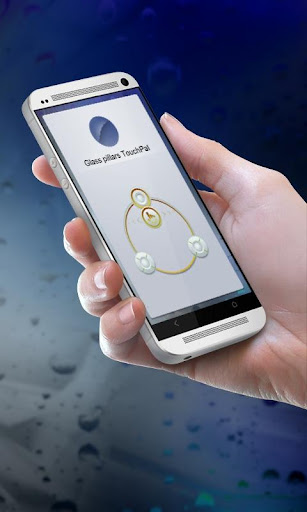 Glass pillars TouchPal Theme