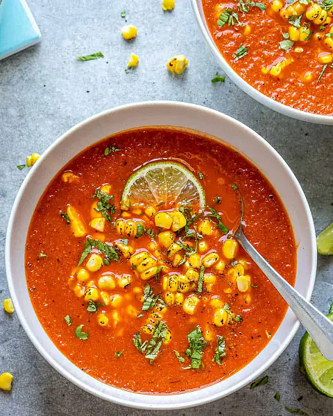 MEXICAN TOMATO CORN SOUP