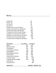 M Square Homemade Foods menu 2