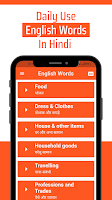 Daily Words English to Hindi Screenshot