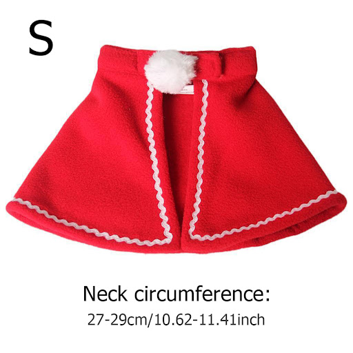 Title 8, Red Christmas Suit Dog Cat Small Cape, festive ...