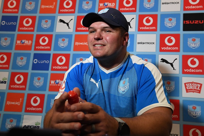 Bulls scrum coach Werner Kruger is expecting a tough encounter against the Stormers. Picture: GALLO IMAGES/SYDNEY SESHIBEDI