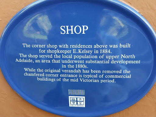 Kelsey Shop Plaque