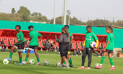 Banyana Banyana are taken through their paces by coach Desiree Ellis in Rabat, Morocco, ahead of their opening game against Nigeria in the Africa Women Cup of Nations.