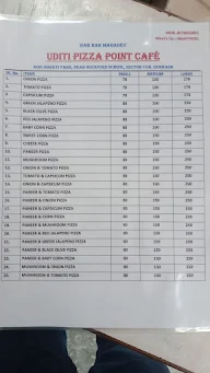 Uditi Pizza Point And Caf menu 1