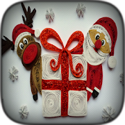 DIY Santa Claus Quilling  Icon