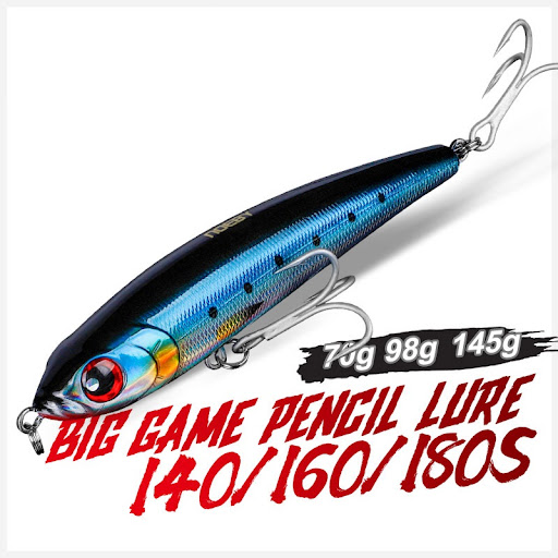 Title 1, Sea fishing boat pencil lure designed to attrac...